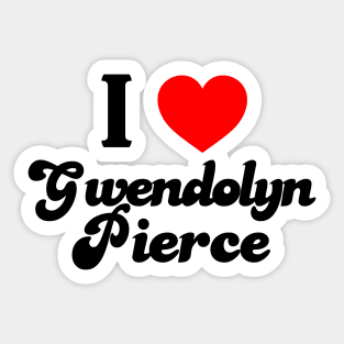 Charles In Charge - I HEART GWENDOLYN PIERCE Sticker